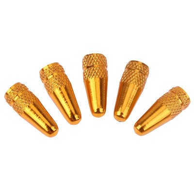 5gab velosipēda riepas vārsta vāciņš alumīnija augstspiediena vāciņi vārstiem Presta velosipēda riepu cepure MTB velosipēda piederumi varavīksnes krāsa