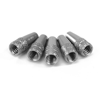 5gab velosipēda riepas vārsta vāciņš alumīnija augstspiediena vāciņi vārstiem Presta velosipēda riepu cepure MTB velosipēda piederumi varavīksnes krāsa