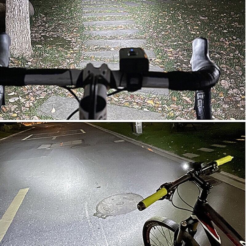 C tipa LED velosipēda priekšējais lukturis, uzlādējams velosipēda priekšējais lukturis MTB šosejas velosipēda priekšējais lukturis. Viegli uzstādāmi riteņbraukšanas piederumi