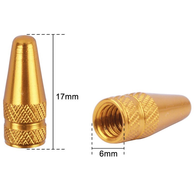 4/8 gab Alumīnija sakausējuma velosipēda riepas Perst vārsta vāciņš MTB šosejas velosipēda pārklājums aizsargs ceļa MTB riepas putekļu necaurlaidīgs velosipēda Presta vārsts