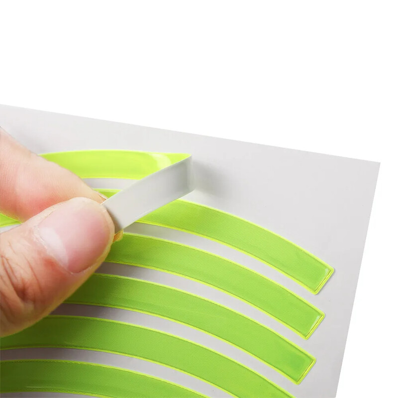 2 paketa Reflektirajuća naljepnica za gume Sigurnosna naljepnica u boji Dječji bicikl za ravnotežu Reflektirajuća naljepnica Naljepnica za kotače Dodaci za bicikle