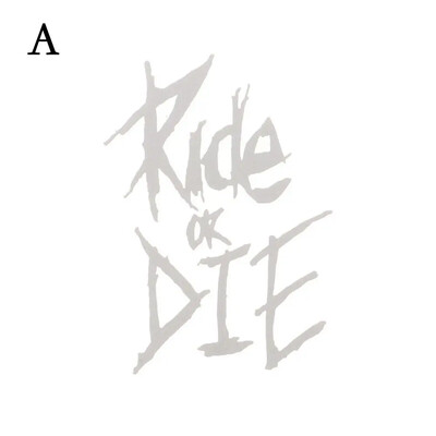 Jaunas Ride Or Die velosipēda rāmja uzlīmes cauruļu uzlīmes Mtb velosipēdu dekoratīvā rāmja velosipēdam Auto motociklu piederumi E7r6