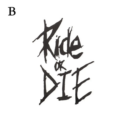 Jaunas Ride Or Die velosipēda rāmja uzlīmes cauruļu uzlīmes Mtb velosipēdu dekoratīvā rāmja velosipēdam Auto motociklu piederumi E7r6