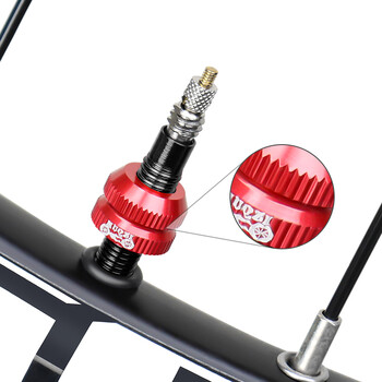 MUQZI 2Pcs Bike Tubeless Tire Presta Valve Nut MTB Road Bicycle Rim Алуминиева свръхлека капачка на клапана Части за колоездене