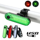 2GB velosipēda aizmugurējie lukturi USB uzlādējams aizmugurējais lukturis īpaši spilgts aizmugurējais lukturis 220mAh LED ūdensnecaurlaidīgs braukšanas brīdinājuma signāls, sarkans velosipēda lukturis