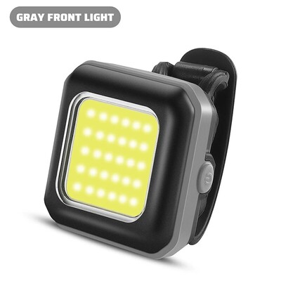 WEST BIKING Riteņbraukšanas mini priekšējie/aizmugurējie lukturi 250mAh uzlādējams LED augstas redzamības aizmugurējais lukturis velosipēda priekšējā dakša gaismas pārgājieni