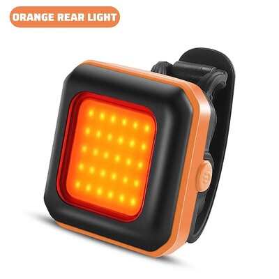 WEST BIKING Riteņbraukšanas mini priekšējie/aizmugurējie lukturi 250mAh uzlādējams LED augstas redzamības aizmugurējais lukturis velosipēda priekšējā dakša gaismas pārgājieni