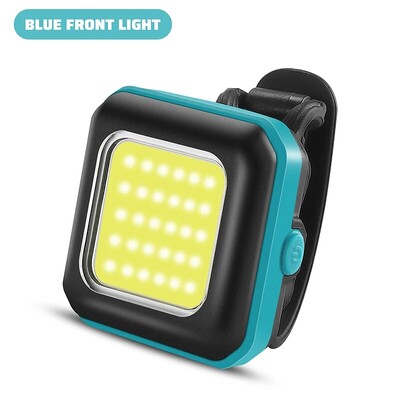 WEST BIKING Riteņbraukšanas mini priekšējie/aizmugurējie lukturi 250mAh uzlādējams LED augstas redzamības aizmugurējais lukturis velosipēda priekšējā dakša gaismas pārgājieni