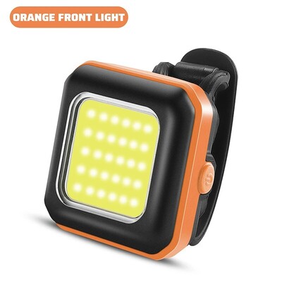 WEST BIKING Riteņbraukšanas mini priekšējie/aizmugurējie lukturi 250mAh uzlādējams LED augstas redzamības aizmugurējais lukturis velosipēda priekšējā dakša gaismas pārgājieni