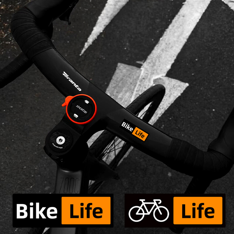 Bike Life Road velosipēda rāmja uzlīme augšējā caurule stūres ūdensnecaurlaidīga mode, DIY dekorācija, izturīga vinila uzlīme Moto aksesuāri