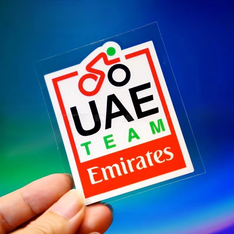 1PC TEAM velosipēda rāmja uzlīmes ūdensnecaurlaidīgas MTB velosipēda stūres dakšas augšējā caurule izturīgas vinila uzlīmes Dekoratīvie motociklu piederumi