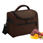 Pusdienu kaste sievietēm 8,5 l liela pusdienu soma, trīsslāņu izolācija, hermētisks dzesētājs pusdienu trauks ar regulējamu plecu siksnu