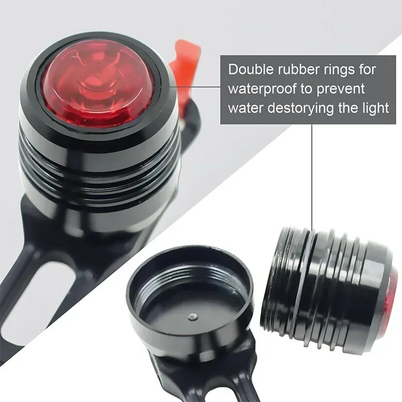 LED stražnje svjetlo za bicikl Svjetlo za bicikl USB punjivo 3 načina osvjetljenja Sigurnosno upozorenje Svjetlo za bicikl Sigurnosna svjetiljka Bicicleta Dlâ Velosipeda