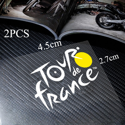 2PCS Naljepnice za biciklističke utrke Cestovni okvir bicikla MTB Gornja cijev Vodootporna DIY dekoracija Dodaci za bicikle Izdržljive vinilne naljepnice