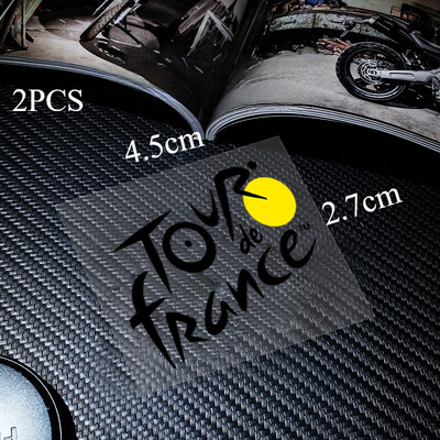 2PCS Naljepnice za biciklističke utrke Cestovni okvir bicikla MTB Gornja cijev Vodootporna DIY dekoracija Dodaci za bicikle Izdržljive vinilne naljepnice