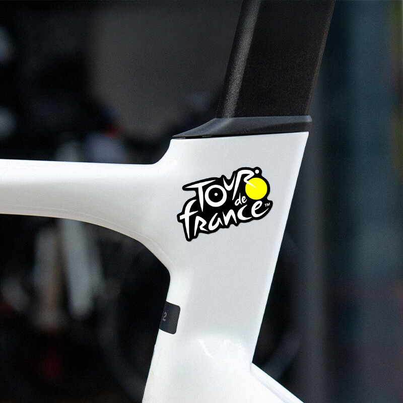 1 gab velosipēda rāmja uzlīmes ūdensizturīgas MTB velosipēda augšējās caurules stūres dakša izturīgas vinila uzlīmes Dekorācijas motociklu piederumi