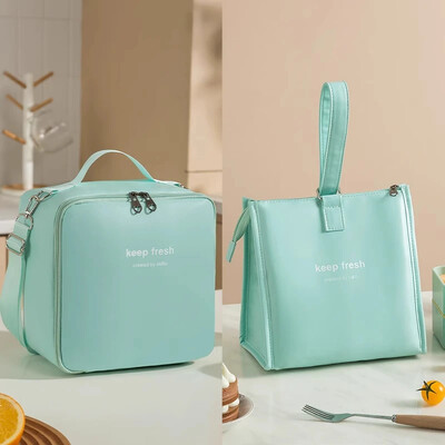 Viena pleca Bento soma studentu pusdienu kastes soma Pārnēsājama pusdienu soma Biroja darbinieks, kas nēsā pusdienu somu, siltumizolācijas soma