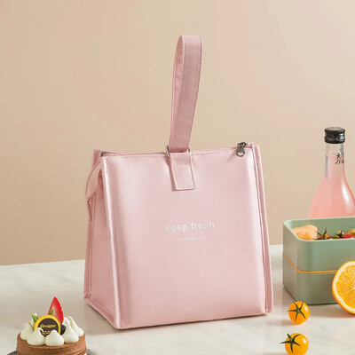 Viena pleca Bento soma studentu pusdienu kastes soma Pārnēsājama pusdienu soma Biroja darbinieks, kas nēsā pusdienu somu, siltumizolācijas soma