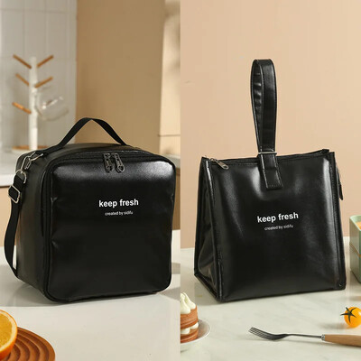 Viena pleca Bento soma studentu pusdienu kastes soma Pārnēsājama pusdienu soma Biroja darbinieks, kas nēsā pusdienu somu, siltumizolācijas soma