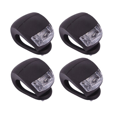 4gab velosipēda luktura silikona velosipēda luktura priekšējais lukturis velosipēda laterna ūdensnecaurlaidīgs velosipēda LED kabatas lukturis aizmugurējais lukturis piegādei