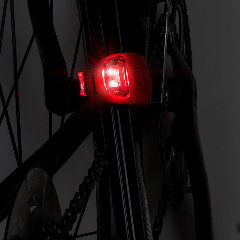 4gab velosipēda luktura silikona velosipēda luktura priekšējais lukturis velosipēda laterna ūdensnecaurlaidīgs velosipēda LED kabatas lukturis aizmugurējais lukturis piegādei