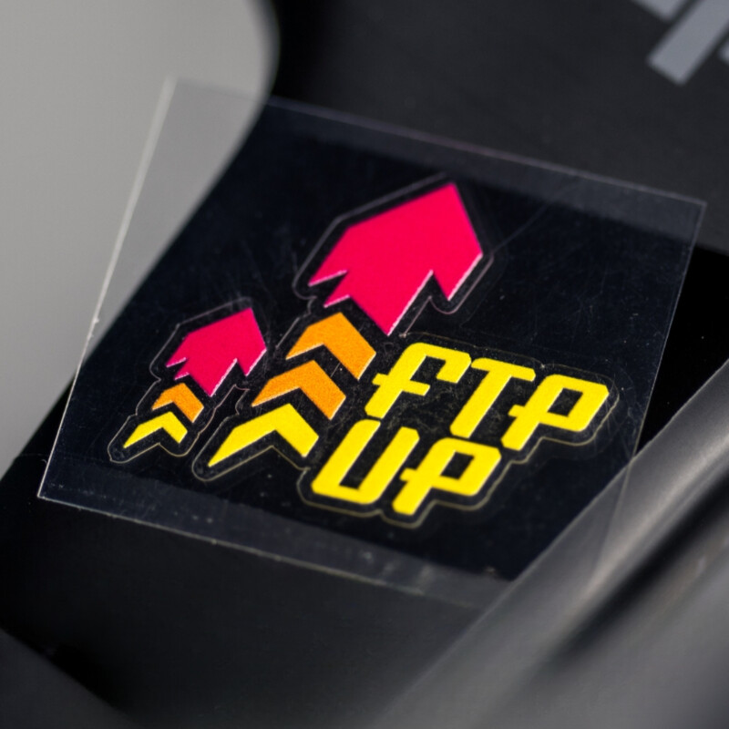 FTP UP Ceļu velosipēdu rāmja uzlīmes MTB velosipēda augšējās caurules stūres stieņi ūdensizturīgi modei izturīgas vinila uzlīmes Motociklu piederumi