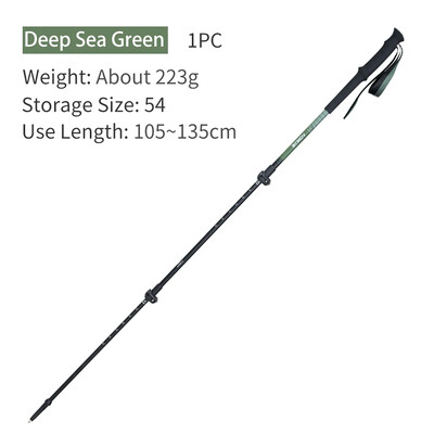 AONIJIE E4215 āra saliekamie pārgājienu nūji Izvelkami krosa skriešanas nūji, kas piemēroti alpīnismam un pārgājieniem