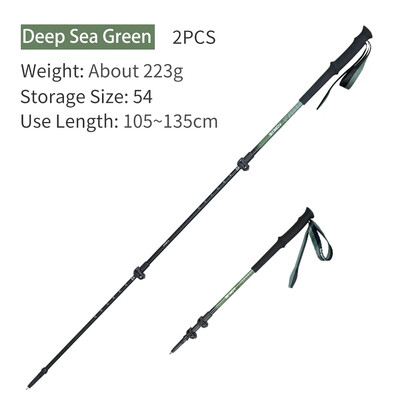 AONIJIE E4215 āra saliekamie pārgājienu nūji Izvelkami krosa skriešanas nūji, kas piemēroti alpīnismam un pārgājieniem