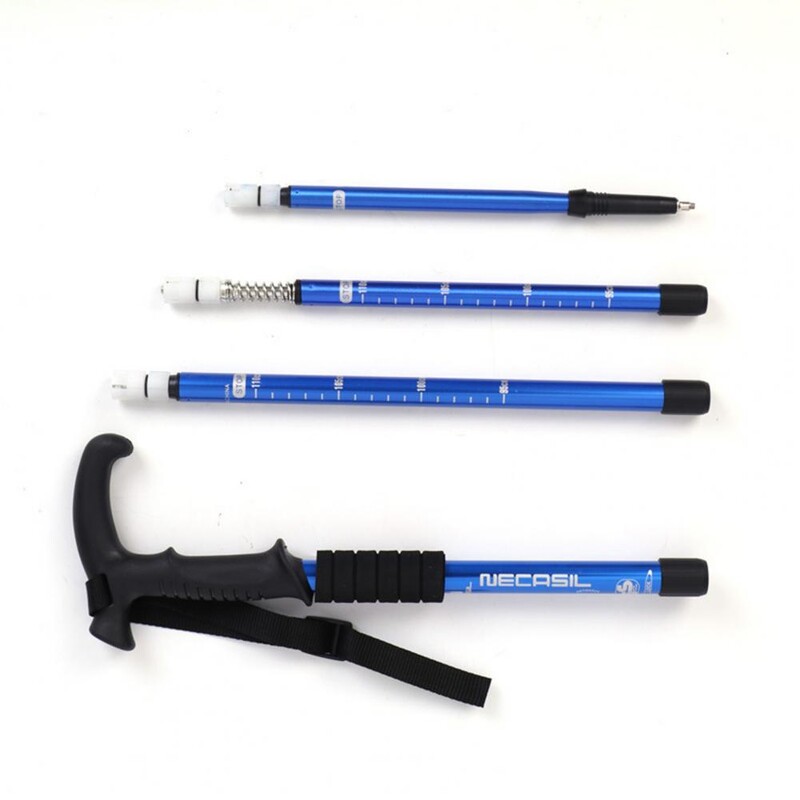 4 sekciju 50 cm pārgājienu nūjas kalnu tehniskās nūjas āra saliekamās pārgājienu nūjas kempinga pārgājienu nūjas pārgājienu nūjas