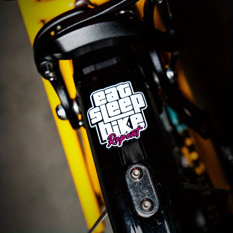 1PC Jedite Spavajte Vozite Ponavljajte Biciklističke naljepnice Vodootporne za brdski bicikl Glava cijevi Vilica Personalizirani dekor Cestovni bicikl Vinilne naljepnice