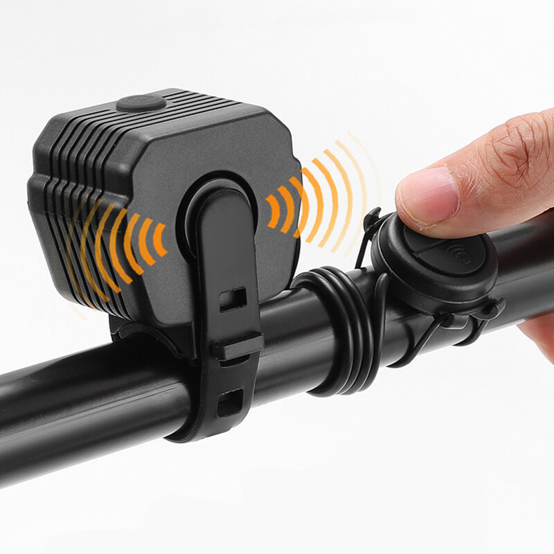 LED prednje svjetlo za bicikl, sigurnosna biciklistička svjetiljka, USB punjenje sa sirenom, biciklistička svjetiljka 2 u 1, 7 načina osvjetljenja za noćnu vožnju