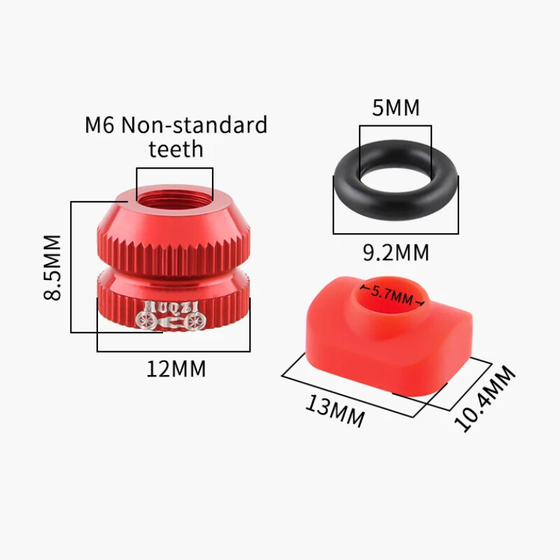 2gab riepas vārsta uzgrieznis MTB velosipēda vakuuma riepas iekšējie vārsti sprauslas vāks alumīnija sakausējums Presta vārsta aizsardzības skrūve, fiksēta paplāksne