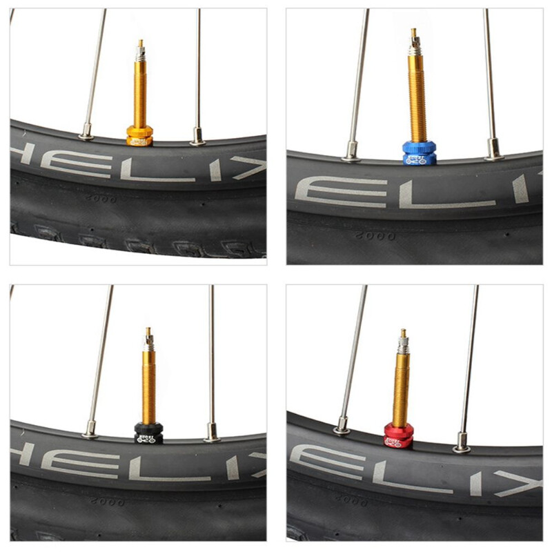 2gab riepas vārsta uzgrieznis MTB velosipēda vakuuma riepas iekšējie vārsti sprauslas vāks alumīnija sakausējums Presta vārsta aizsardzības skrūve, fiksēta paplāksne