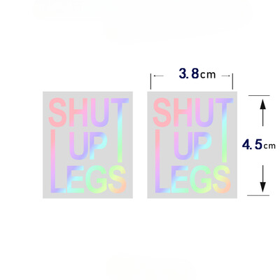 2GAB AIZSLĒGTAS KĀJAS Velosipēdu uzlīmes Velosipēda rāmja augšējā caurule Dekoratīvā ķiveres Vinila uzlīme MTB velosipēda ūdensizturīgajiem velosipēdu piederumiem