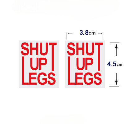 2GAB AIZSLĒGTAS KĀJAS Velosipēdu uzlīmes Velosipēda rāmja augšējā caurule Dekoratīvā ķiveres Vinila uzlīme MTB velosipēda ūdensizturīgajiem velosipēdu piederumiem