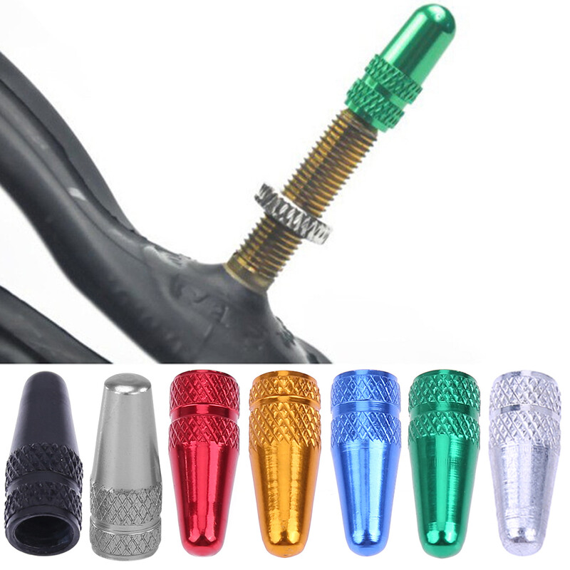 15-5GAB velosipēda riepas vārsta vāciņš alumīnija sakausējums Presta vārsta kodols, CNC Mtb bezcauruļu vārsta vāks Mtb velosipēdu piederumi