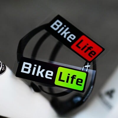 2 buc. Autocolante pentru cadru de bicicletă Bike Life, impermeabile MTB, tub superior pentru bicicletă, Decalcomanii de vinil durabil, accesorii de decorare pentru motociclete