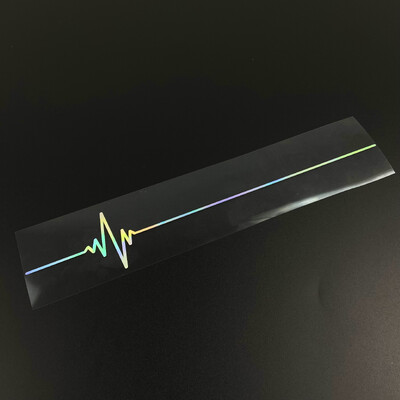 1PC Heartbeat Trackpad Motociklu uzlīmes Ūdensnecaurlaidīgas DIY Degvielas tvertnes sānu paneļi Apšuvums Izturīgs vinila uzlīmes Motociklu dekors