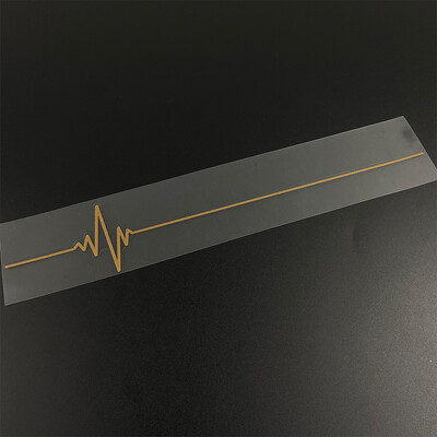 1PC Heartbeat Trackpad Motociklu uzlīmes Ūdensnecaurlaidīgas DIY Degvielas tvertnes sānu paneļi Apšuvums Izturīgs vinila uzlīmes Motociklu dekors