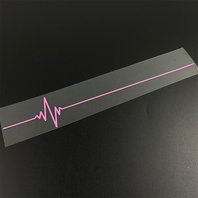 1PC Heartbeat Trackpad Motociklu uzlīmes Ūdensnecaurlaidīgas DIY Degvielas tvertnes sānu paneļi Apšuvums Izturīgs vinila uzlīmes Motociklu dekors