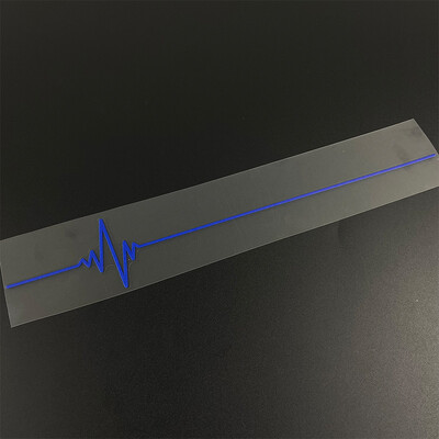 1PC Heartbeat Trackpad Motociklu uzlīmes Ūdensnecaurlaidīgas DIY Degvielas tvertnes sānu paneļi Apšuvums Izturīgs vinila uzlīmes Motociklu dekors