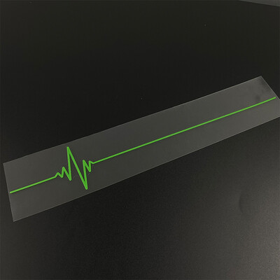 1PC Heartbeat Trackpad Motociklu uzlīmes Ūdensnecaurlaidīgas DIY Degvielas tvertnes sānu paneļi Apšuvums Izturīgs vinila uzlīmes Motociklu dekors