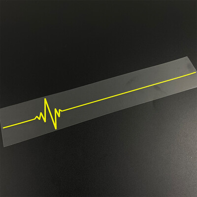 1PC Heartbeat Trackpad Motociklu uzlīmes Ūdensnecaurlaidīgas DIY Degvielas tvertnes sānu paneļi Apšuvums Izturīgs vinila uzlīmes Motociklu dekors