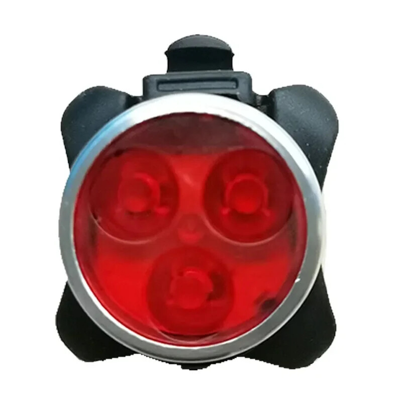 USB uzlādējams velosipēda lukturu komplekts īpaši spilgts priekšējais priekšējais lukturis un aizmugurējais LED velosipēda lukturis 650mah 4 gaismas režīma opcijas