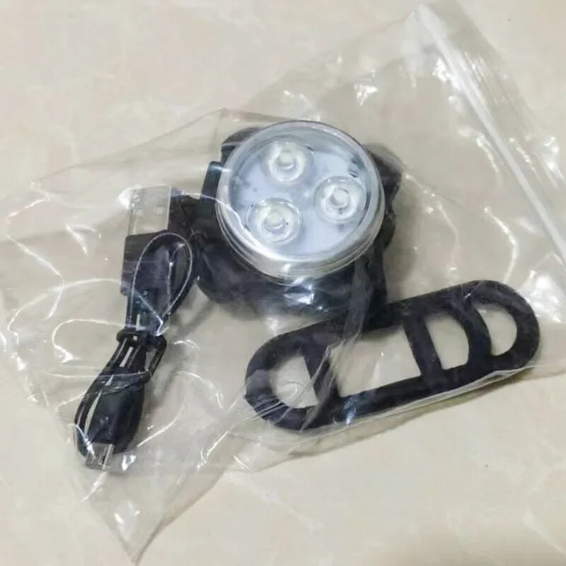 USB uzlādējams velosipēda lukturu komplekts īpaši spilgts priekšējais priekšējais lukturis un aizmugurējais LED velosipēda lukturis 650mah 4 gaismas režīma opcijas