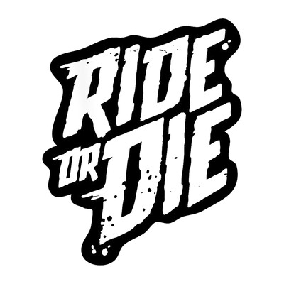 1PC Ride or Die Mtb uzlīmes velosipēda rāmja uzlīmes DIY kalnu velosipēda augšējā caurule Ūdensizturīgs vinila uzlīmes Motociklu piederumi