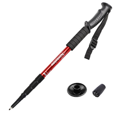 Āra tūrisma alpīnisma nūja taisna/T veida teleskopiska vecāka gadagājuma alpīnisma nūja alumīnija sakausējuma pārgājienu spieķis