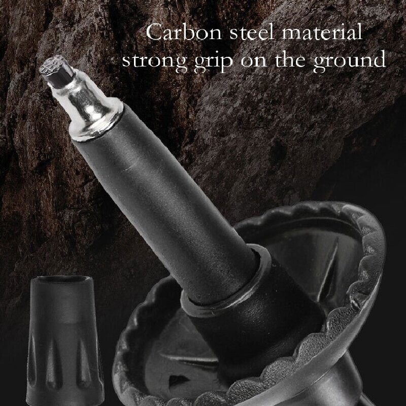 Āra tūrisma alpīnisma nūja taisna/T veida teleskopiska vecāka gadagājuma alpīnisma nūja alumīnija sakausējuma pārgājienu spieķis