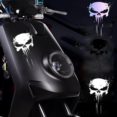 Autocolante rezistente la apă reflectorizante cu curcubeu cu laser pentru lentile pentru cască de motocicletă Decor de corp pentru scuter de rezervor Autocolante de vinil rezistente la ulei