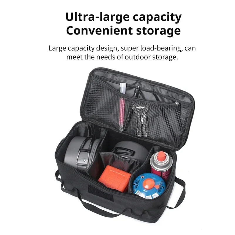 Vreća za pohranu spremnika plina za kampiranje na otvorenom, torba za alat velikog kapaciteta, spremnik za čavle, spremnik plina, torba za pribor za posuđe za piknik